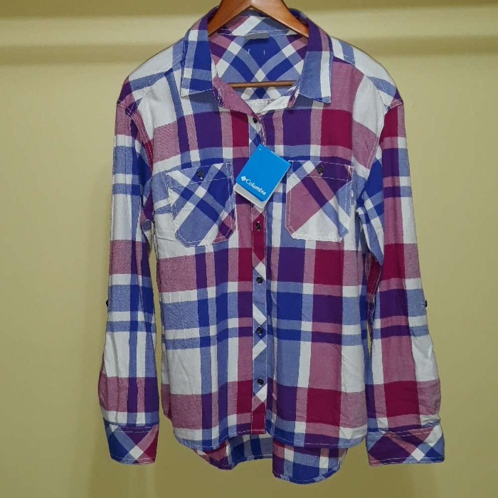 Columbia Wildscape Plaid Flannel Shirt